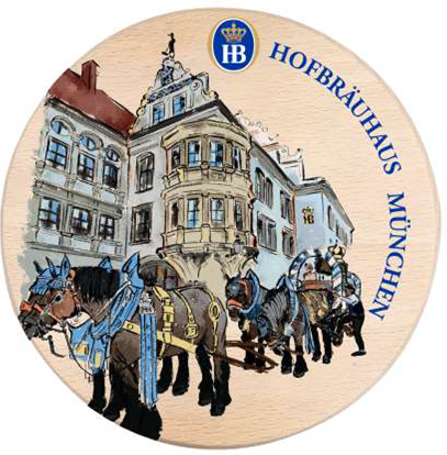 Beer Glass Lid "Prachtgespann"
