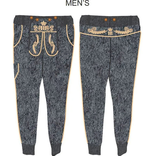 HB LEDERHOSEN SWEATPANTS MEN'S - GREY